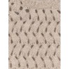 Perforated sweater with micro sequins