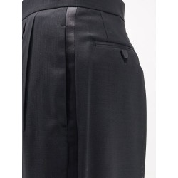 Light Wool Tuxedo Trousers