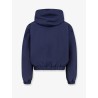 Cotton blend hooded jacket