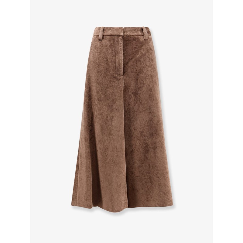 Velvet skirt with Monili detail