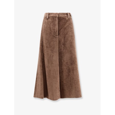 Velvet skirt with Monili detail