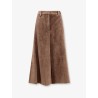 Velvet skirt with Monili detail