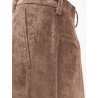 Velvet skirt with Monili detail