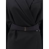 Chemisier Dress with Tuxedo-style band