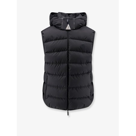 Arinella Matt Black sleeveless down jacket