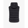Arinella Matt Black sleeveless down jacket