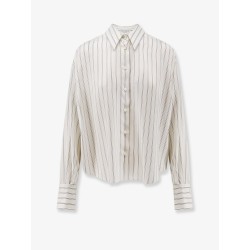 Striped silk shirt