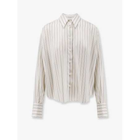 Striped silk shirt