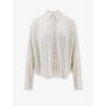 Striped silk shirt