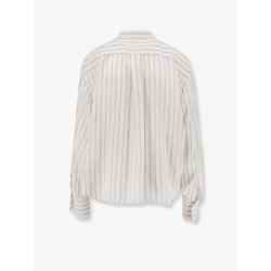 Striped silk shirt