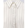 Striped silk shirt
