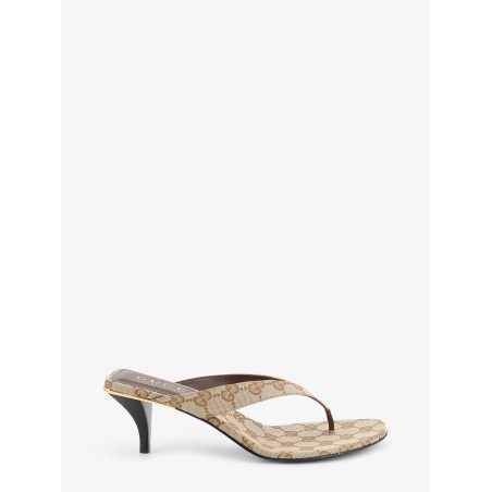 Vittoria GG fabric flip-flops sandals