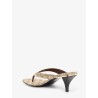 Vittoria GG fabric flip-flops sandals