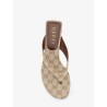 Vittoria GG fabric flip-flops sandals