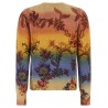 Dégradé jacquard sweater