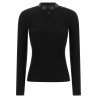 Vinyl collar sweater
