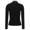 Vinyl collar sweater