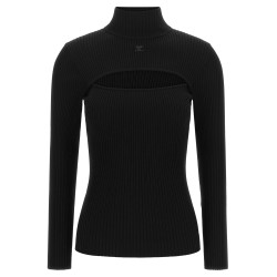 Cut-out sweater