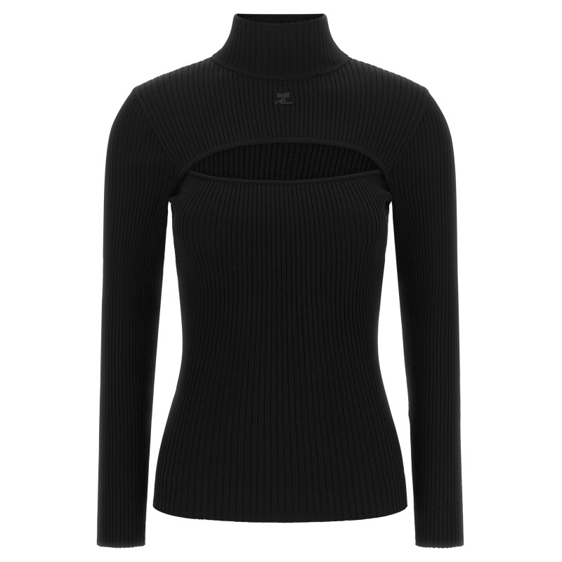 Cut-out sweater
