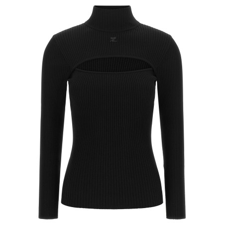 Cut-out sweater