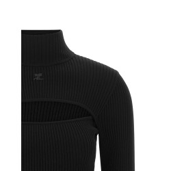 Cut-out sweater