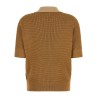 Waffle stitch polo shirt