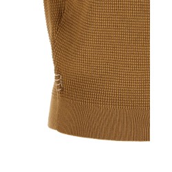 Waffle stitch polo shirt