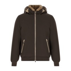 Detachable hood down jacket