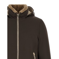 Detachable hood down jacket