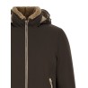 Detachable hood down jacket