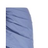 'Blue Cotton Tie Side Mini' skirt