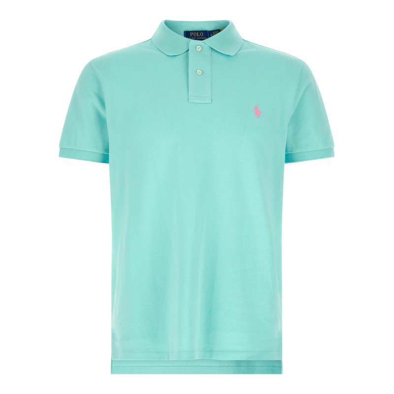 Logo embroidery polo shirt