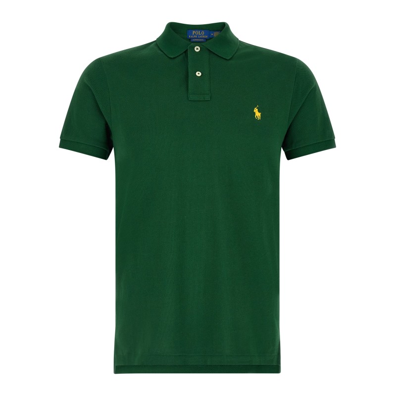 Logo embroidery polo shirt