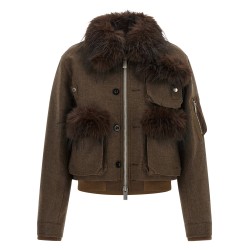 Double collar blouson