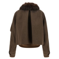 Double collar blouson