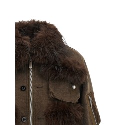 Double collar blouson