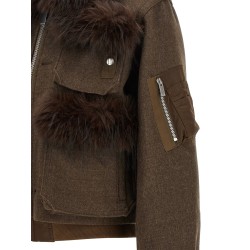Double collar blouson