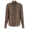 Lavallière collar shirt