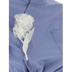 'Blue Cotton Tie Side' top