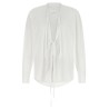 Raw cut hem shirt