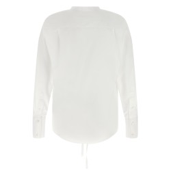 Raw cut hem shirt