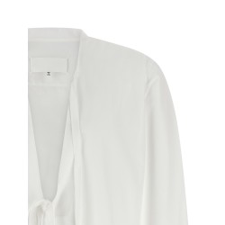 Raw cut hem shirt