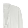 Raw cut hem shirt