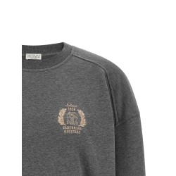Coat of arms embroidered sweatshirt