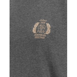 Coat of arms embroidered sweatshirt