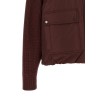 'Shiny Zipper Pull' down jacket