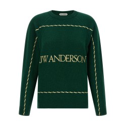 Logo embroidery sweater
