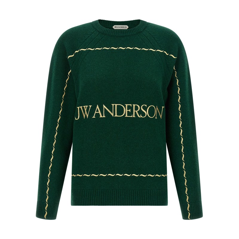 Logo embroidery sweater
