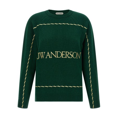 Logo embroidery sweater