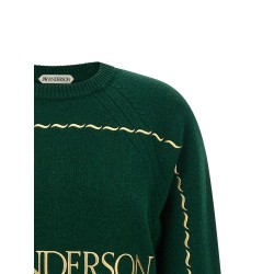 Logo embroidery sweater